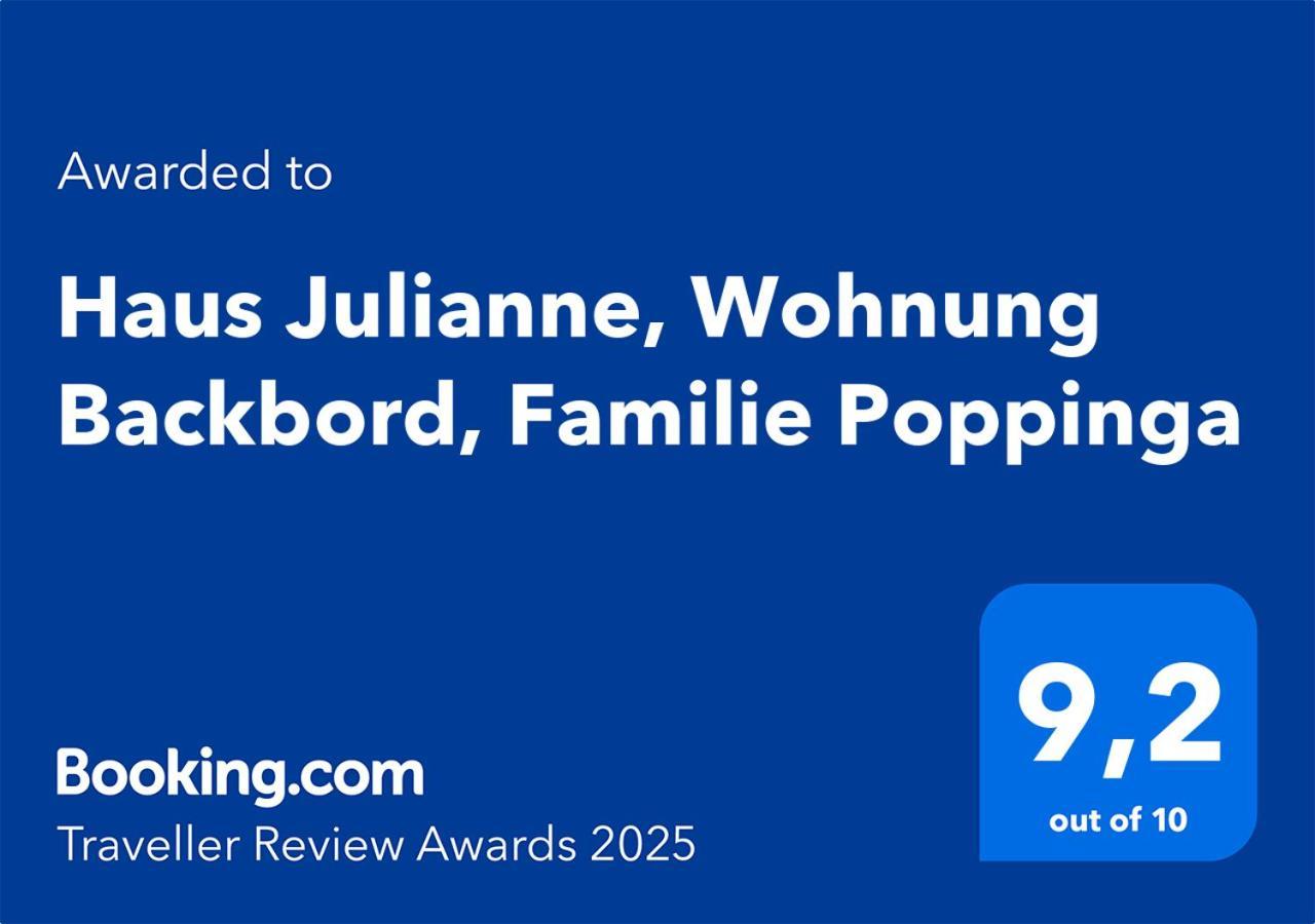 Haus Julianne, Wohnung Backbord, Familie Poppinga نورديرني المظهر الخارجي الصورة